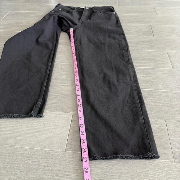 EVERLANE The Way High Jean Organic Cotton Black Size 27 High Rise 90s Minimalist - Picture 16 of 16